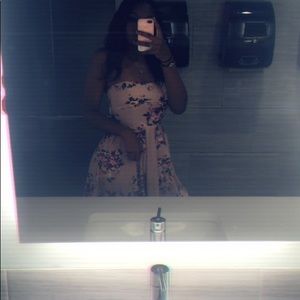 A Floral Printed Dress